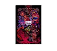 LNLEXTAR Doom Eternal Boss - Poster decorativo da parete, per soggiorno, camera da letto, decorazione moderna per camera da letto, 30 x 45 cm