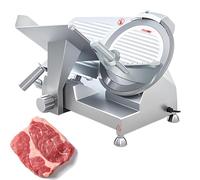 Lnlscle Affettatrice Elettrica per Carne E Pane, Affettatrice per Salumi, Spessore Regolabile da 0.2-15 Mm, Taglierina Elettrica, Taglierina per Alimenti da 250 W per Formaggi, Uso Domestico