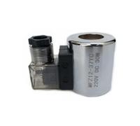 LNMOUMEZB Bobina dell'elettrovalvola idraulica MFB12-37YC MFZ12-37YC 30W AC220V AC110V DC24V DC12V DC48V DC60V Diametro del Foro 23mm Altezza 51mm(Mfz12-37yc Dc220v)