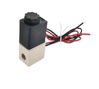LNMOUMEZB Elettrovalvola DC 12V24V110V220V 1/4" 1/8" 2 Vie normalmente Chiusa Valvole pneumatiche ad Azione Diretta for Acqua Aria Gas(Ac110v,0.25 inch)