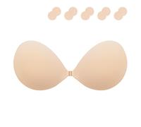 Lnmyic Reggiseno Invisibile Reggiseno Adesivo Coppe Adesive Seno Push Up Riutilizzabile Silicone Adesivo Push Up Invisibile Sticky Bra Traspirante Reggiseni Senza Spalline con Copricapezzoli