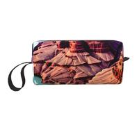 LNNIUK Beauty Grand Canyon - Trousse da viaggio per articoli da toeletta e cosmetici, con cerniera