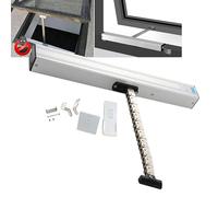 LNNLOO Attuatore Elettrico per Apertura Finestra A Catena (300-1000 Mm), Design A Doppia Catena, velocità A Vuoto: 10 Mm/s, con Interruttore A Parete + Telecomando, per Finestra Serra,1000mm
