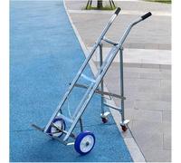 LNNNW Montaggio a parete per cilindro Carrello pieghevole for bombole di gas, supporto fisso for bombole di gas mobili for interni ed esterni, ripiano mobile for bombole di gas