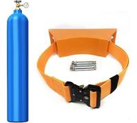 LNNNW Montaggio a parete per cilindro Cinghia di supporto for bombola di propano - Set di 1 3 5 7 9 11 13 15, supporto da parete for bombola di ossigeno portatile(Orange,1pc)