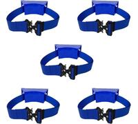 LNNNW Montaggio a parete per cilindro Cinghia di supporto for bombola di propano - Set di 1 3 5 7 9 11 13 15, supporto da parete for bombola di ossigeno portatile(Blue,5pcs)