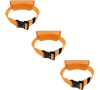 LNNNW Montaggio a parete per cilindro Cinghia di supporto for bombola di propano - Set di 1 3 5 7 9 11 13 15, supporto da parete for bombola di ossigeno portatile(Orange,3pcs)