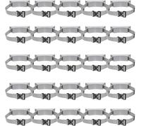 LNNNW Montaggio a parete per cilindro Gas Cylinder Holder Wall-mounted Bracket, Portable Oxygen Tank Storage Rack with Screws & Safety Strap(Grey,25pack)