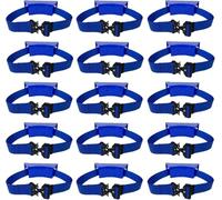 LNNNW Montaggio a parete per cilindro Gas Cylinder Holder Wall-mounted Bracket, Portable Oxygen Tank Storage Rack with Screws & Safety Strap(Blue,15pack)