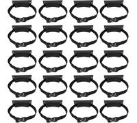 LNNNW Montaggio a parete per cilindro Gas Cylinder Holder Wall-mounted Bracket, Portable Oxygen Tank Storage Rack with Screws & Safety Strap(Black,20pack)