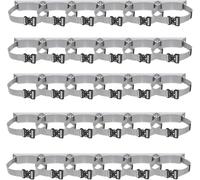 LNNNW Montaggio a parete per cilindro Gas Cylinder Holder Wall-mounted Bracket, Portable Oxygen Tank Storage Rack with Screws & Safety Strap(Grey,30pack)