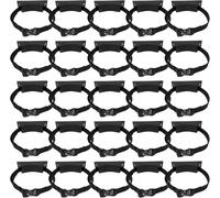 LNNNW Montaggio a parete per cilindro Gas Cylinder Holder Wall-mounted Bracket, Portable Oxygen Tank Storage Rack with Screws & Safety Strap(Black,25pack)