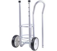 LNNNW Montaggio a parete per cilindro Removable Oxygen Acetylene Bottle Cart Portable, Factory Workshop Hospital Gas Single Cylinder Trolley with Fixed Strap(16.8cm (6 3/5in))