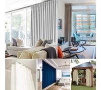 LNNW Binario per Tende Sistema di binari for tende in lega di alluminio - 8 pulegge for metro, for divisorio for camera da letto/gazebo/ufficio, montaggio a soffitto per tende, divisorio(Champagne,500