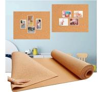 LNNW Rotolo di Sughero Rotolo di bacheca di sughero marrone, piastrelle autoadesive in bacheca di sughero senza cornice, decorazione da parete for corridoio di casa, scuola, ufficio per Decorazione da