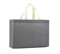 LNNXSZ Borsa Spesa 10 pezzi borsa for la spesa pieghevole da donna riutilizzabile borsa a tracolla non tessuta in tessuto unisex di grandi dimensioni borsa for la spesa(Grey)