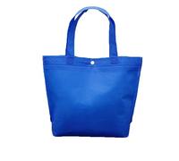 LNNXSZ Borsa Spesa 10 pezzi capacità moda multicolore regalo organizzatore pieghevole riutilizzabile tela non tessuta tote bag borsa for la spesa borsa for la spesa(Deep Blue,26cm)