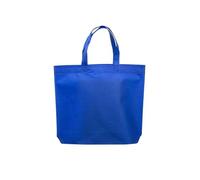 LNNXSZ Borsa Spesa Borsa shopper riutilizzabile in tessuto di cotone grande tela da 10 pezzi Borsa a tracolla da donna Borsa a tracolla in tessuto non tessuto Multifunzione(Dark blue,36x45cm)