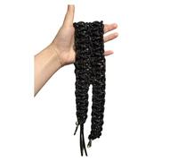 LNNXSZ Catena per Borsa a Tracolla Glitter Diamond Fashion Bag Strap PVC Rhinestones Rope Woven Handmade Shoulder Strap Bling Shiny Belt Bag Parts&Accessories(Black 3.5x110cm)