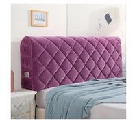 LNNXSZ Copri Testiera Letto Copriletti for testiera del letto, copriletto a quadri, copriletto, imbottitura for testiera, lenzuolo con angoli elastico(06.Purple,W170 x H65cm)