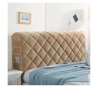 LNNXSZ Copri Testiera Letto Copriletti for testiera del letto, copriletto a quadri, copriletto, imbottitura for testiera, lenzuolo con angoli elastico(03.Brown,W220 x H65cm)