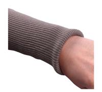 LNNXSZ Elastic Cuffs Indumento Lavorato a Maglia a Coste Elastico Scollo Laterale Pantaloni filettati Piumino Maglione Polsini for Bambini Rowan Accessori Tessuto(Dark Khaki)