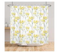 LNNXSZ Tenda Doccia Colorful Flower Spring Shower Curtain Pretty Modern Bathroom Waterproof Partition With Hooks Large Size(Color 10,180x200cm)
