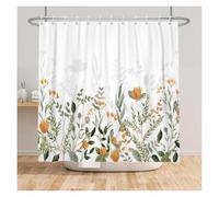 LNNXSZ Tenda Doccia Colorful Flower Spring Shower Curtain Pretty Modern Bathroom Waterproof Partition With Hooks Large Size(Color 13,180x200cm)