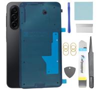 LNONLS Originale Galaxy A17 5G Copertura Posteriore Posteriore Ricambio per Samsung Galaxy A17 5G Batteria Back Cover Housing Door con Camera Frame Lens e Repair Toolkit Plastica Nero (non per 4G)
