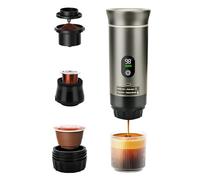 Lnopever Macchina Da Caffè Portatile, Mini Macchina Da Caffè 3 In 1 Con Porta Usb, Compatibile Con Capsule E Caffè In Polvere, Ideale Per Il Campeggio, L'Ufficio E Le Escursioni