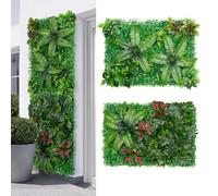 Lnopever Pannelli Da Parete Per Piante Artificiali 60 X 40 Cm,2 Pezzi Pannello Da Parete In Artificiale Greenery,Protezione Da Parete Per Balconi,Recinzioni Decorative,Pannelli A Scatto