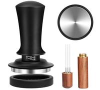 Lnopever Pressino per caffè Espresso a Molla,Agitatore per caffè Espresso,distributore di caffè Rimovibile con Supporto con 6 Aghi da 0,3 mm,Accessori per Strumenti di Distribuzione per caffè