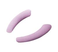 LNQKJXIIA Coprisedile for WC in Peluche di Grandi Dimensioni, Cuscino Antiscivolo Autoadesivo for Un Comodo utilizzo in Bagno(Lila,35cm)