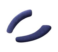LNQKJXIIA Coprisedile for WC in Peluche di Grandi Dimensioni, Cuscino Antiscivolo Autoadesivo for Un Comodo utilizzo in Bagno(Navy Blue,37cm)