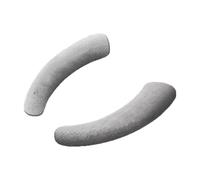 LNQKJXIIA Coprisedile for WC in Peluche di Grandi Dimensioni, Cuscino Antiscivolo Autoadesivo for Un Comodo utilizzo in Bagno(Light Grey,35cm)