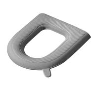 LNQKJXIIA Cuscino for Sedile WC in Schiuma Eva, Imbottitura Morbida Impermeabile con Maniglia Antiscivolo Rimovibile for Un Comfort del Bagno Facile da Pulire(Grey)