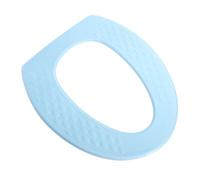 LNQKJXIIA Tappetino for WC Impermeabile a Strisce Blu, Comodo Cuscino Autoadesivo for Bagno in Eva ad Alta Schiuma addensata