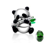 LNQOBU Charm Bead Ciondolo Donna Argento Sterling 925 è Adatto a Bracciali e Collane da Donna
