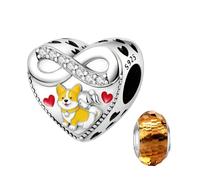 LNQOBU Charm Madre e Figlia - Charm con scritta Mum, Sister,Argento 925 con Ciondolo con zirconi 5A Adatto ai braccialetti Pandora Regali Festa Della Mamma