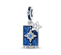 LNQOBU Ciondolo in Argento 925 per Bracciali,Bead Charm da donna,Ccompatibile con i Braccialetti Pandora e collana per le Donne