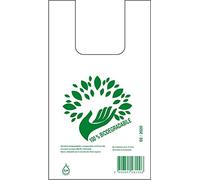 LNS - 500 Shoppers Biodegradabili 28x50 MEDI, Sacchetti a Norma Buste Spesa