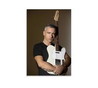 LNSXYSCQ Eros Ramazzotti - Poster su tela con copertine di cantanti popolari, decorazione artistica da parete, per camera da letto, 40 x 60 cm, senza cornice