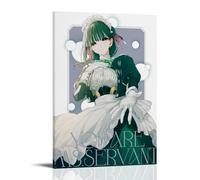 LNSXYSCQ Poster su tela, motivo: You Are Ms. Servant, serie anime, stile classico, decorazione da parete, per camera da letto, 60 x 90 cm, con cornice