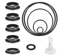 LNSYSNS Guarnizioni per Filtro a Sabbia, 12 Pezzi Kit di Riparazione Filtro a Sabbia, 25013 Guarnizioni di Ricambio per Pompe, Gomma e PVC, per Intex Pompe Filtro a Sabbia, Guarnizioni per Piscina