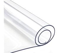 LNW Tappetino trasparente per Tovagliette trasparenti, tappetini in PVC trasparente, in plastica for soggiorno/bagno/camera da letto Lavabile antiscivolo
