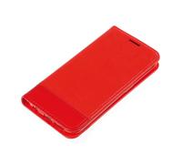 LNW6 Wallet Folio Case Cover A Libro - Samsung Galaxy S6 Edge - Rosso