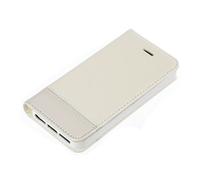 LNWP Wallet Folio Case Cover A Libro - Apple Iphone 5 / 5S / Se - Bianco