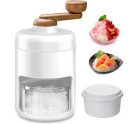 Lnwwrv Cricchetto per Ghiaccio Manuale, Macchina Portatile per Neve e Fango, e Macchina per Coni di Neve con Stampo per cubetti di Ghiaccio, utilizzata per Fare Il Gelato.