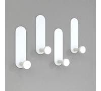 Lnwwrv Gancio per Porta Super Adesivo, Gancio da Parete Senza Fori, Speciale per Appendere Asciugamani in Bagno, Utensili da Cucina, Vestiti e Cappelli in Camera da Letto