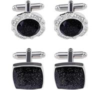 Lnwwrv Gemelli da Uomo in Stile Francese, Un Accessorio Speciale per Camicie Formali, Adatto a Matrimoni d'Affari, Occasioni Formali e Regali di Compleanno